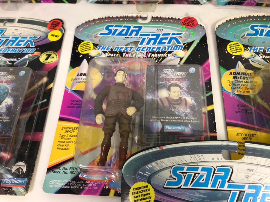 (9) Star Trek The Next Generation Action Figures On Cards [Photo 8]