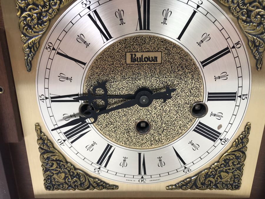 Bulova Watch Company Mantle Clock 340-020 Made In West Germany 13'H X 10'W [Photo 6]