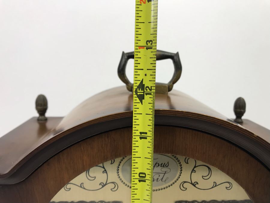 Bulova Watch Company Mantle Clock 340-020 Made In West Germany 13'H X 10'W [Photo 20]