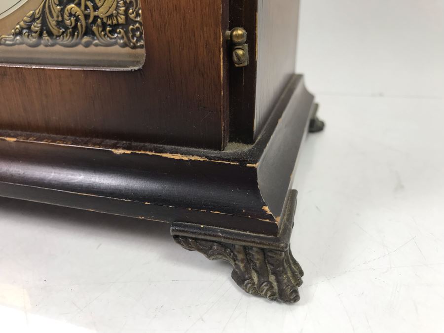 Bulova Watch Company Mantle Clock 340-020 Made In West Germany 13'H X 10'W [Photo 18]