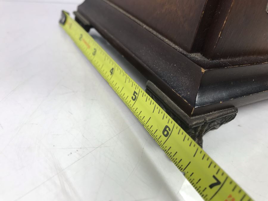 Bulova Watch Company Mantle Clock 340-020 Made In West Germany 13'H X 10'W [Photo 22]