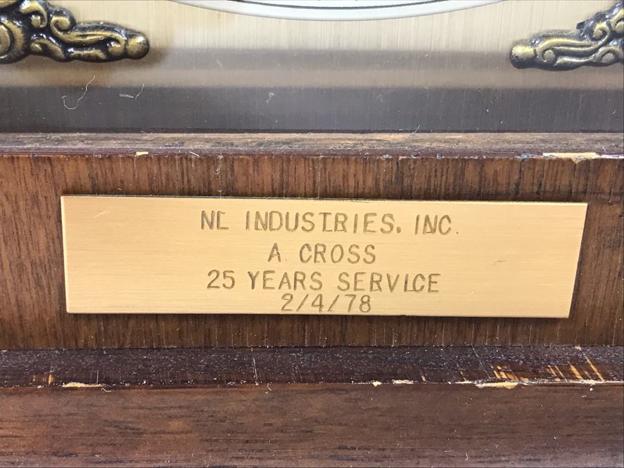 Bulova Watch Company Mantle Clock 340-020 Made In West Germany 13'H X 10'W [Photo 8]