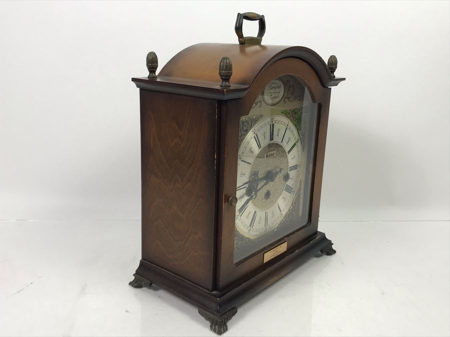 Bulova Watch Company Mantle Clock 340-020 Made In West Germany 13'H X 10'W [Photo 9]