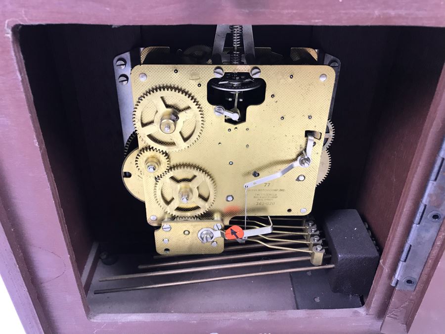 Bulova Watch Company Mantle Clock 340-020 Made In West Germany 13'H X 10'W [Photo 17]