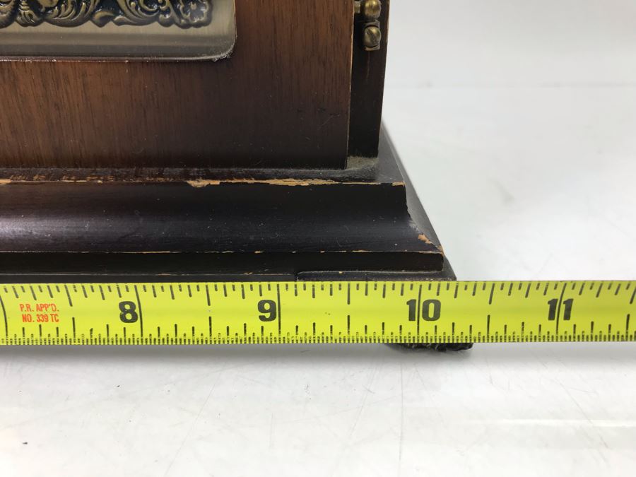Bulova Watch Company Mantle Clock 340-020 Made In West Germany 13'H X 10'W [Photo 19]