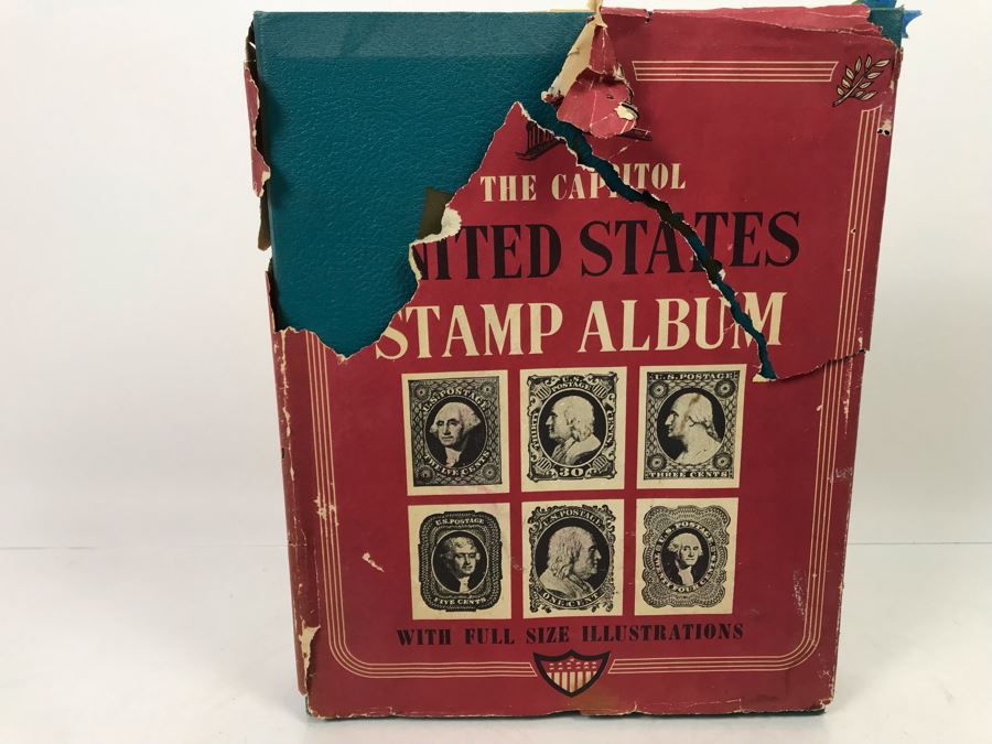 Vintage Stamp Album Book - See Photos