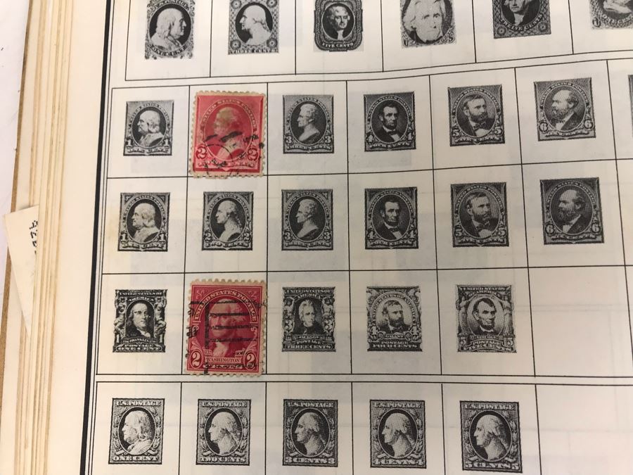 Vintage Stamp Album Book - See Photos For Some Of The Stamps [Photo 18]