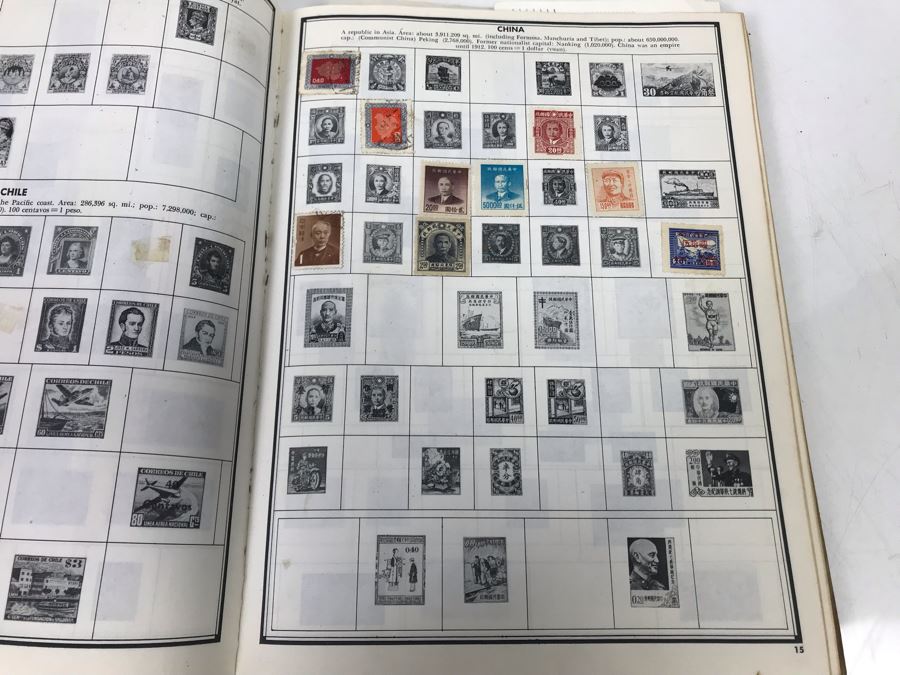 Vintage Stamp Album Book - See Photos For Some Of The Stamps [Photo 2]