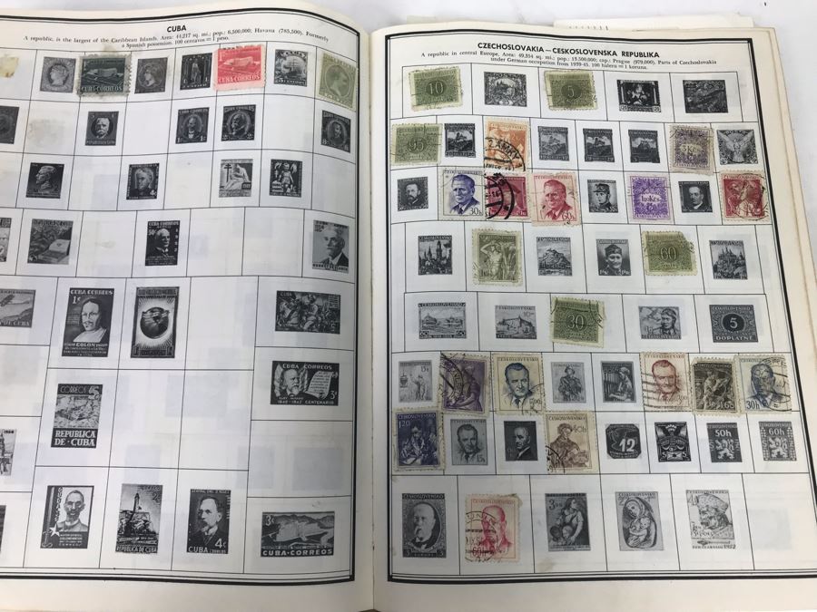 Vintage Stamp Album Book - See Photos For Some Of The Stamps [Photo 4]