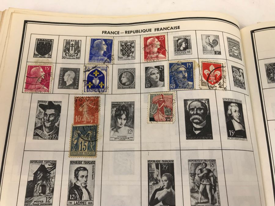 Vintage Stamp Album Book - See Photos For Some Of The Stamps [Photo 7]