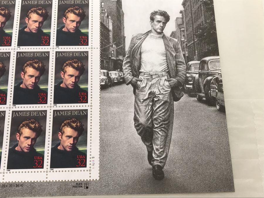 James Dean Mint US Postage Stamps Legends Of Hollywood [Photo 3]