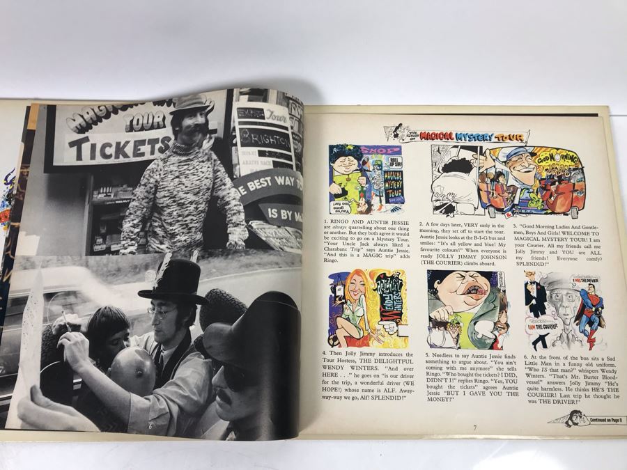 The Beatles Magical Mystery Tour Gatefold With Cherry 24-Page Color Picture Book SMAL-2835 [Photo 10]