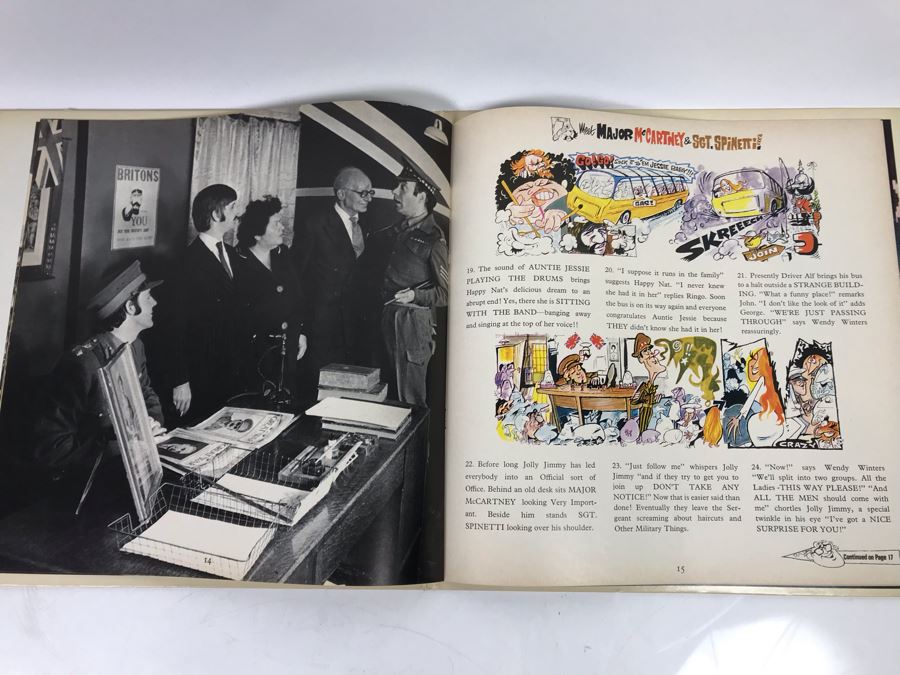 The Beatles Magical Mystery Tour Gatefold With Cherry 24-Page Color Picture Book SMAL-2835 [Photo 15]