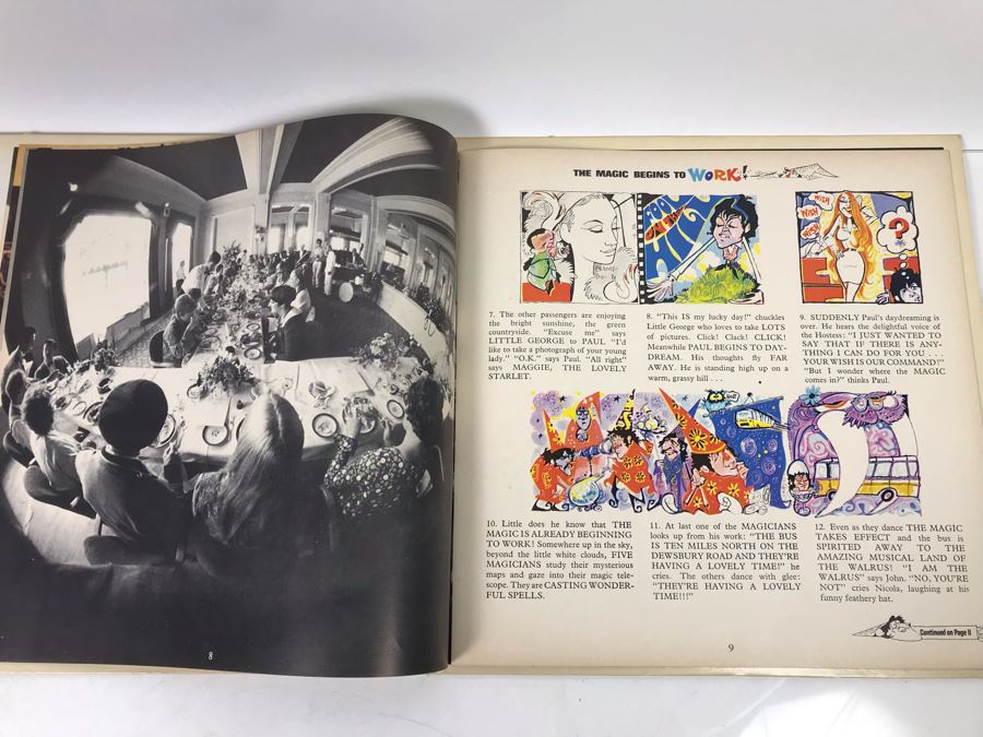 The Beatles Magical Mystery Tour Gatefold With Cherry 24-Page Color Picture Book SMAL-2835 [Photo 12]