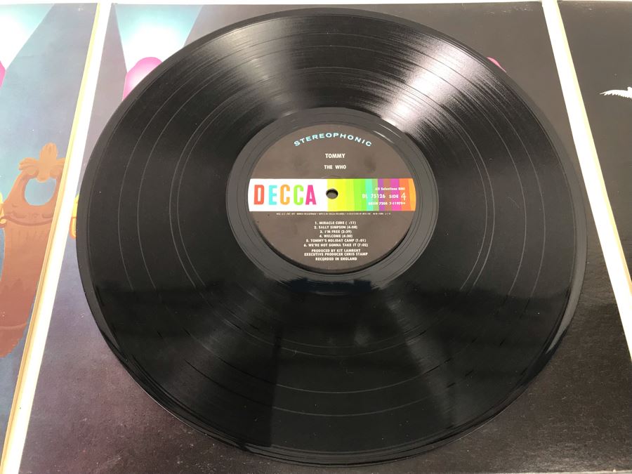 The Who TOMMY Vinyl Record With Insert [Photo 19]