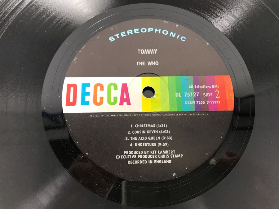 The Who TOMMY Vinyl Record With Insert [Photo 14]