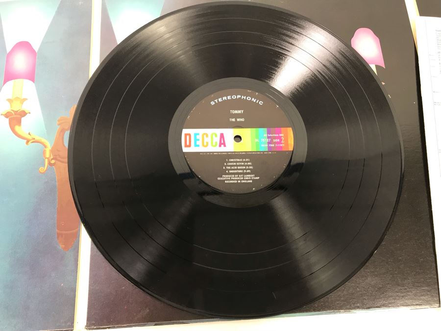 The Who TOMMY Vinyl Record With Insert [Photo 13]