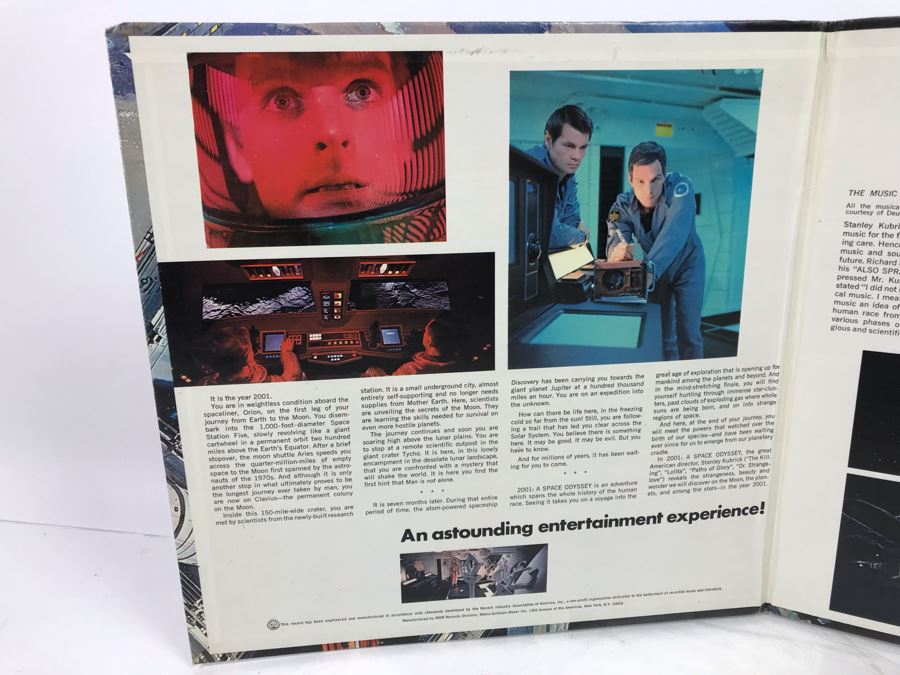 Stanley Kubrick 2001 A Space Odyssey Vinyl Record [Photo 3]