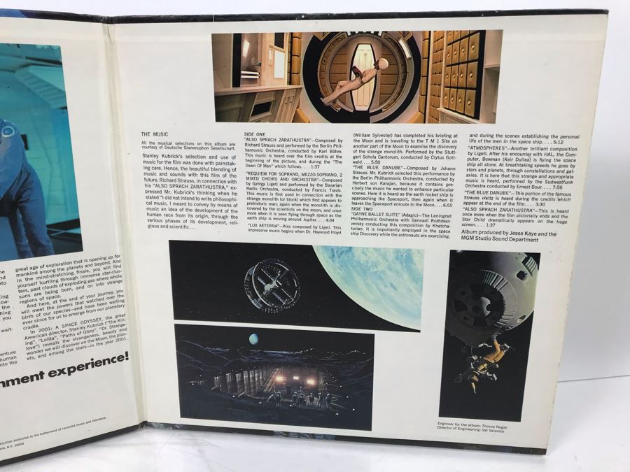 Stanley Kubrick 2001 A Space Odyssey Vinyl Record [Photo 4]