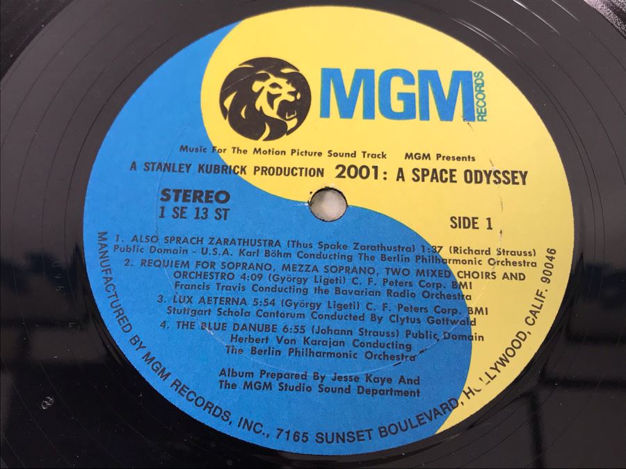 Stanley Kubrick 2001 A Space Odyssey Vinyl Record [Photo 7]