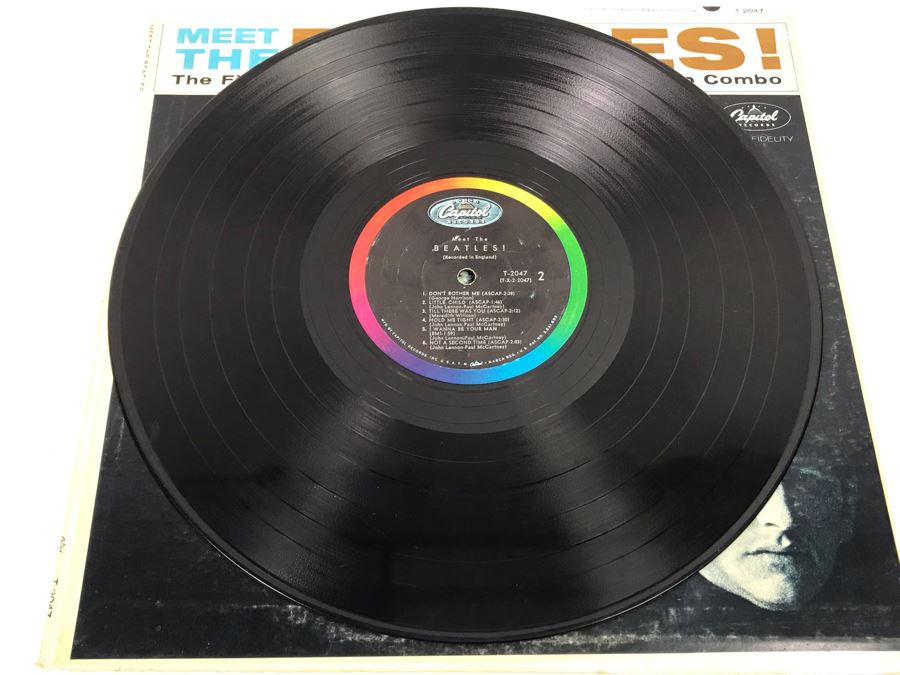 Meet The Beatles! The First Album Capitol Vinyl Record [Photo 5]