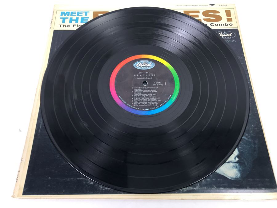 Meet The Beatles! The First Album Capitol Vinyl Record [Photo 3]
