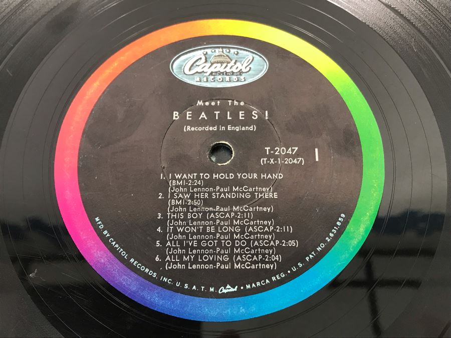 Meet The Beatles! The First Album Capitol Vinyl Record [Photo 4]