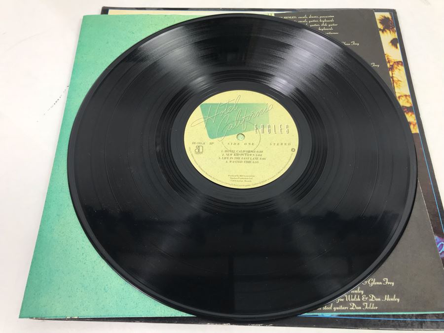 Eagles Hotel California (With Poster) And Surfing Classics Vinyl Records [Photo 15]