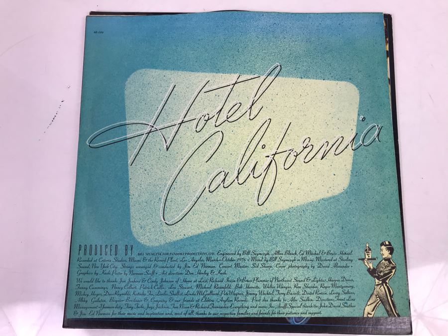 Eagles Hotel California (With Poster) And Surfing Classics Vinyl Records [Photo 14]