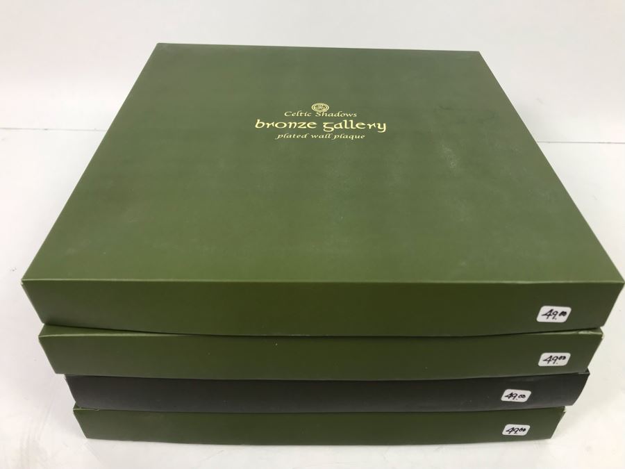 (4) New Celtic Shadows Bronze Gallery Plated Wall Plaques Retails $196 [Photo 10]