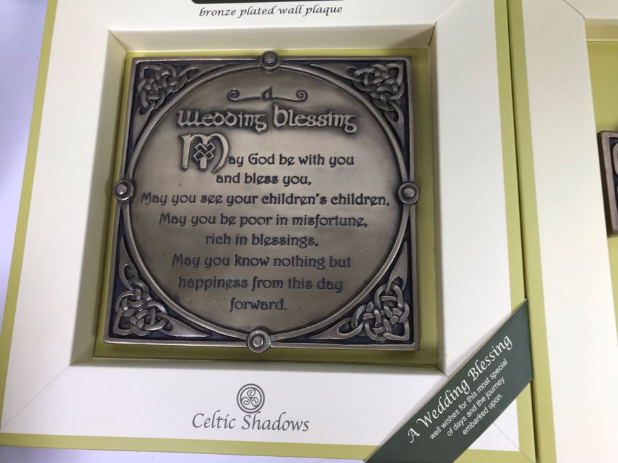 (5) New Celtic Shadows Bronze Gallery Plated Wall Plaques Retails $251 [Photo 5]