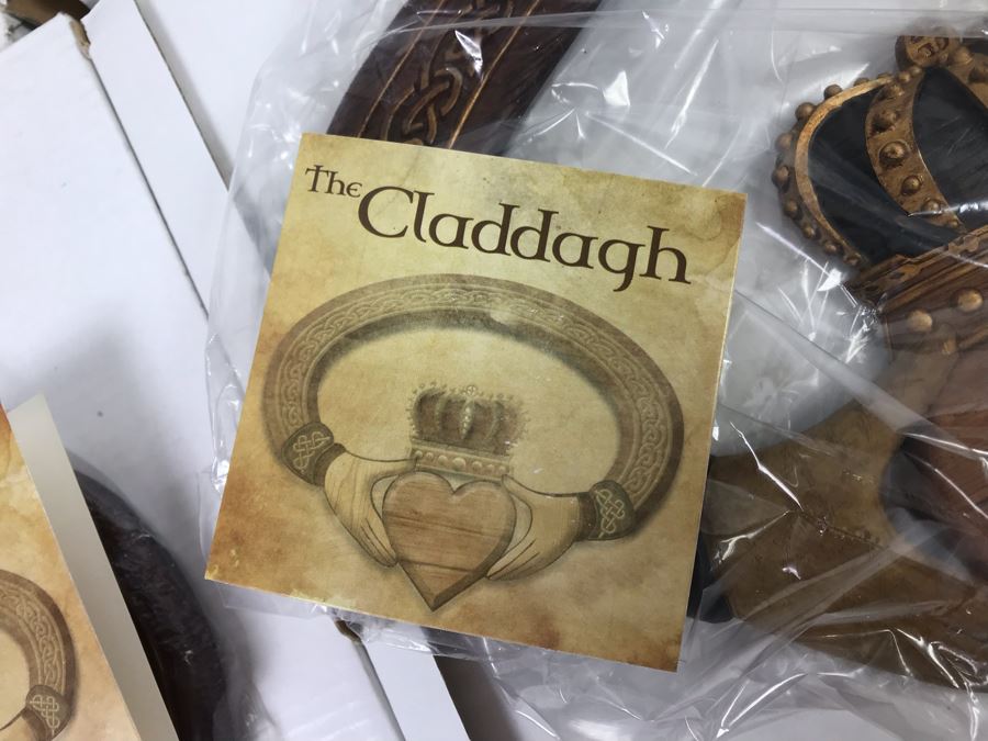(6) New Wall Plaques: (5) The Claddagh, (1) Trinity Cross Retails $234 [Photo 4]