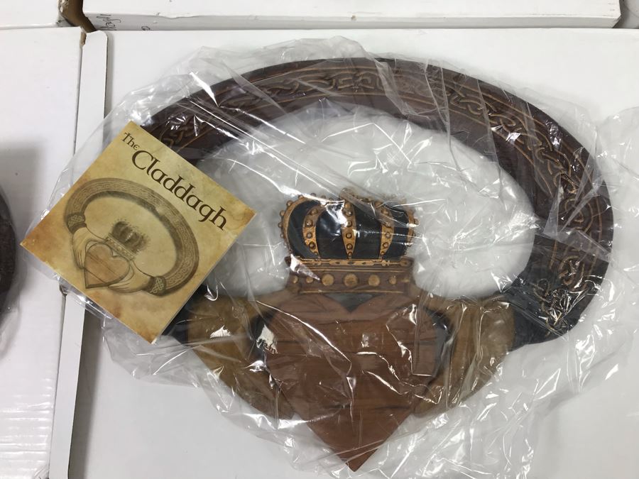 (6) New Wall Plaques: (5) The Claddagh, (1) Trinity Cross Retails $234 [Photo 3]