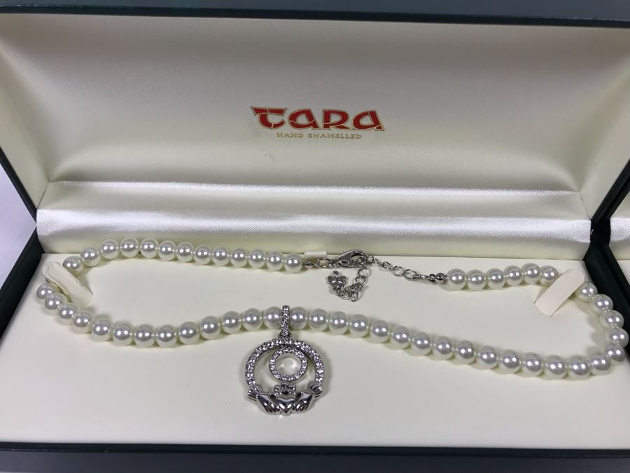 Pair Of New Irish Tara Necklaces Claddagh Retails $319 [Photo 15]