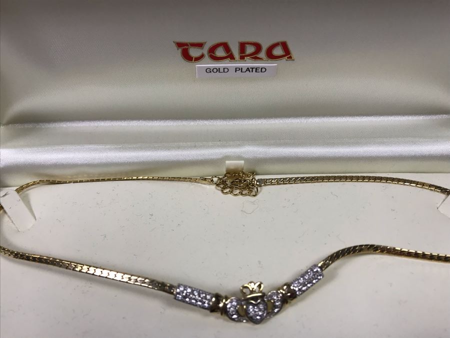 Pair Of New Irish Tara Necklaces Claddagh Retails $319 [Photo 7]