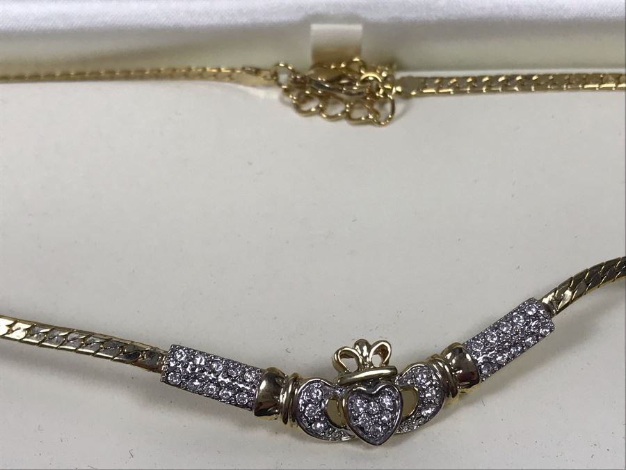 Pair Of New Irish Tara Necklaces Claddagh Retails $319 [Photo 9]