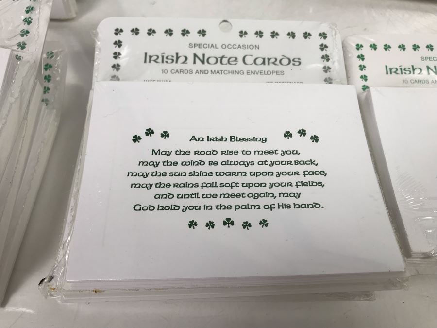 (53) New Irish Note Cards And (2) Magnetic Memo Pads Retails $649 [Photo 8]