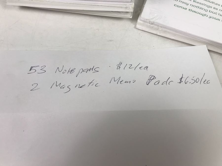 (53) New Irish Note Cards And (2) Magnetic Memo Pads Retails $649 [Photo 17]