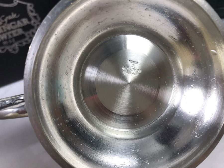 New Belleek Fine Parian China Sugar & Creamer, Irish Pub Key Rack, New Mullingar Pewter Candleholder Centerpiece And Ireland Sign Plaque [Photo 7]