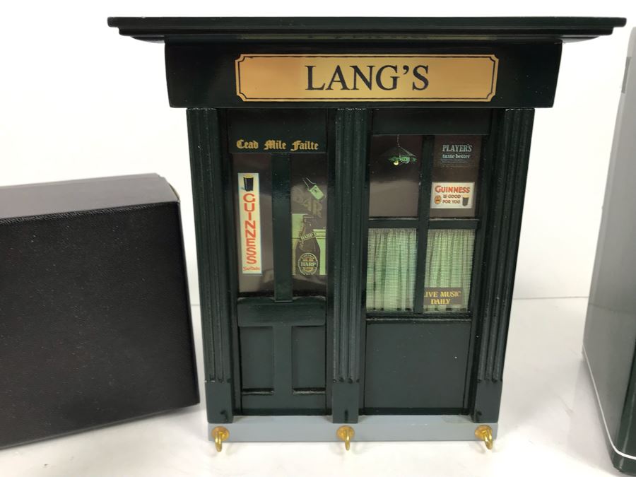 New Belleek Fine Parian China Sugar & Creamer, Irish Pub Key Rack, New Mullingar Pewter Candleholder Centerpiece And Ireland Sign Plaque [Photo 12]