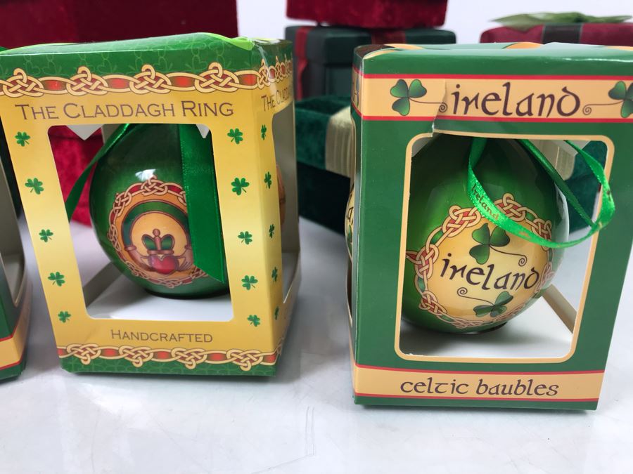 (3) New Ireland Celtic Baubles Ornaments And The Lindy Bowman Company Christmas Gift Boxes [Photo 3]