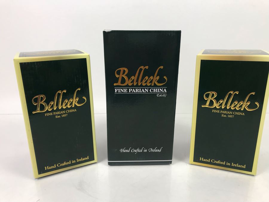 New Belleek Fine Parian China Vases: Castle Vase, Irish Flax Vase And Fermanagh Vase Retails $170 [Photo 12]