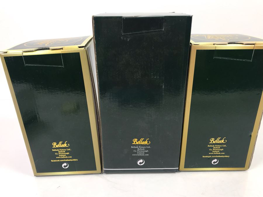 New Belleek Fine Parian China Vases: Castle Vase, Irish Flax Vase And Fermanagh Vase Retails $170 [Photo 14]