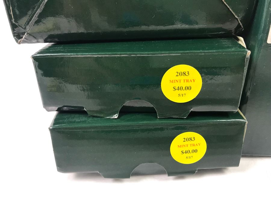 New Belleek Fine Parian China: (2) Shamrock Mint Trays, (1) Shamrock Cup And Saucer Set And (2) Sets Of (2) 10oz Claddagh Mugs Retails $220 [Photo 14]