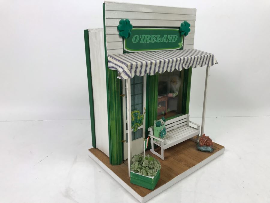 O'Ireland Themed Small World Miniature Irish Home Display Model With Bailey's Irish Cream, Beleek, Furniture [Photo 15]