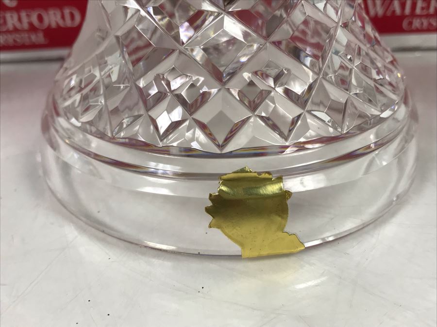 (5) Waterford Crystal Bells (2) With Boxes [Photo 13]