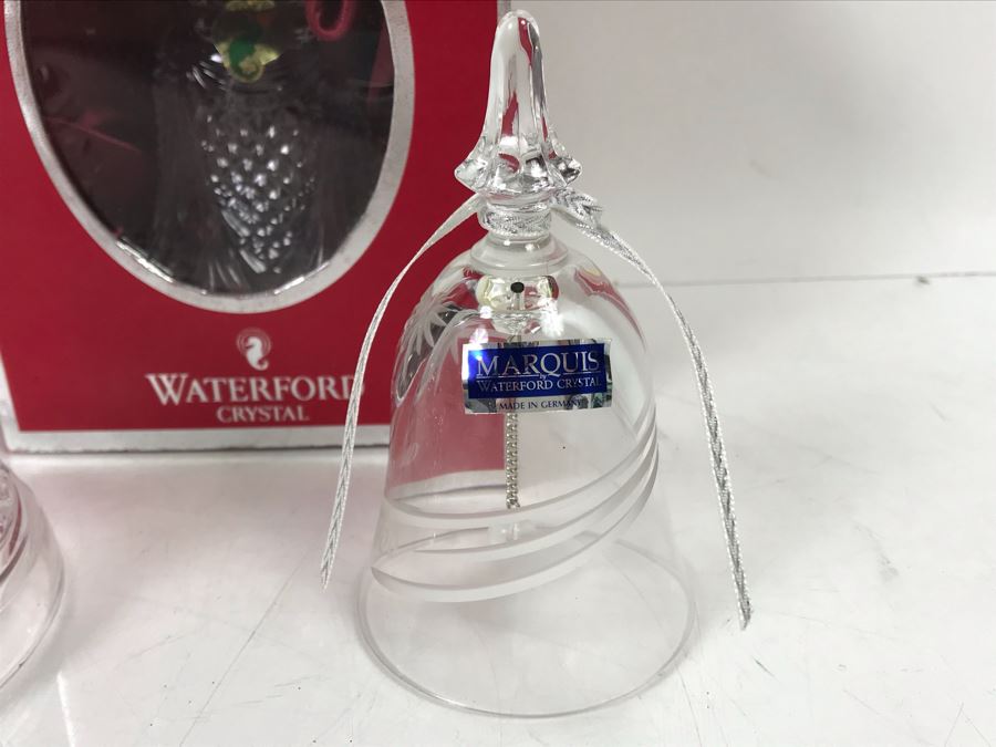 (5) Waterford Crystal Bells (2) With Boxes [Photo 9]