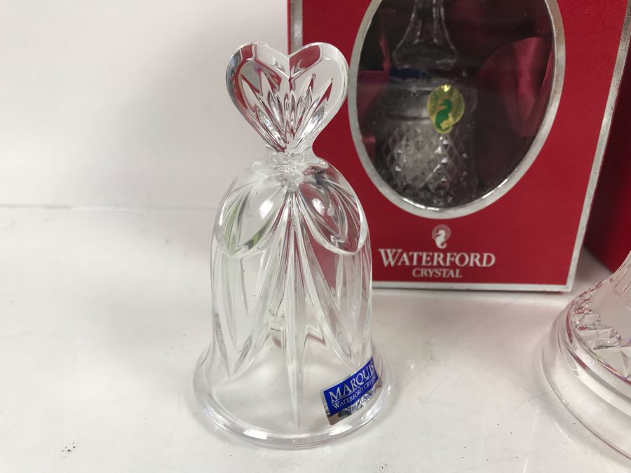 (5) Waterford Crystal Bells (2) With Boxes [Photo 3]