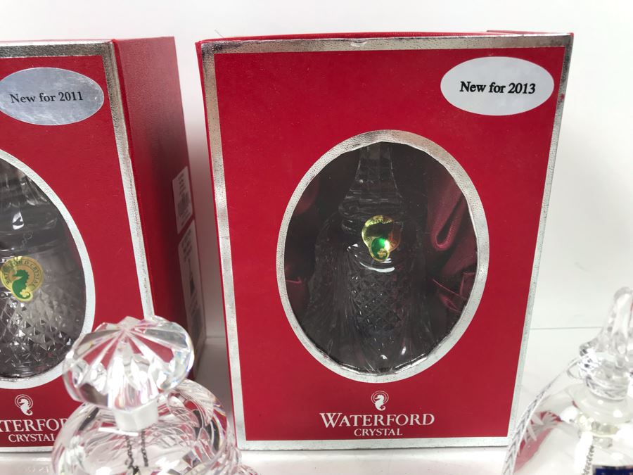 (5) Waterford Crystal Bells (2) With Boxes [Photo 7]