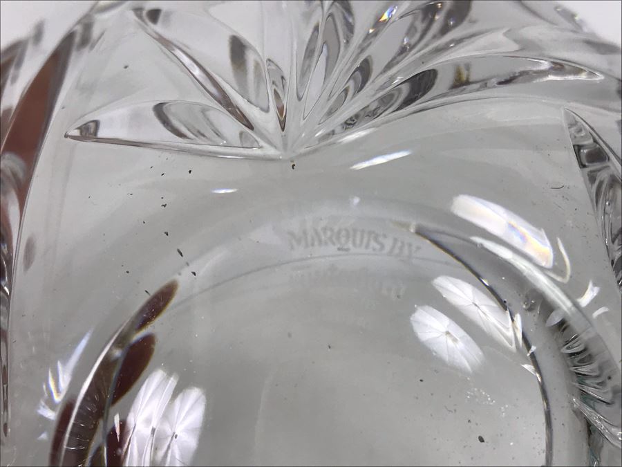 (2) Marquis By Waterford Crystal Vase 7'H And Bowl 3'H [Photo 8]